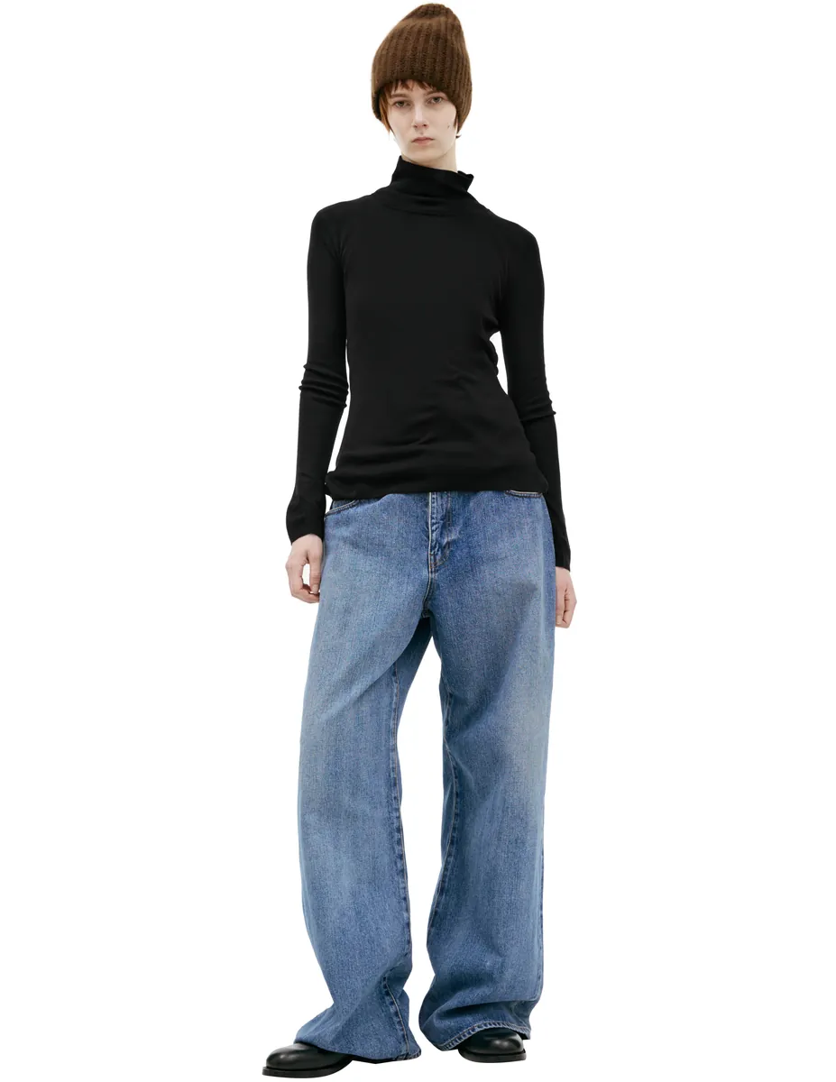 Basic silk turtleneck